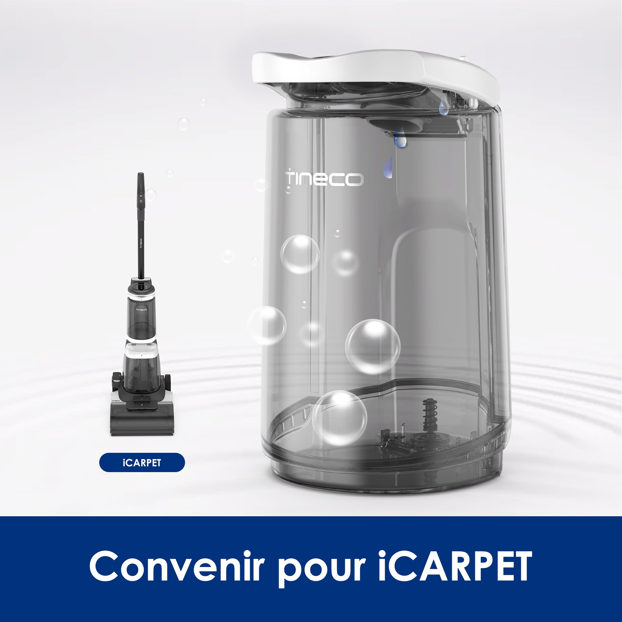 Réservoir d'eau douce Tineco iCARPET Nettoyeur de tapis intelligent