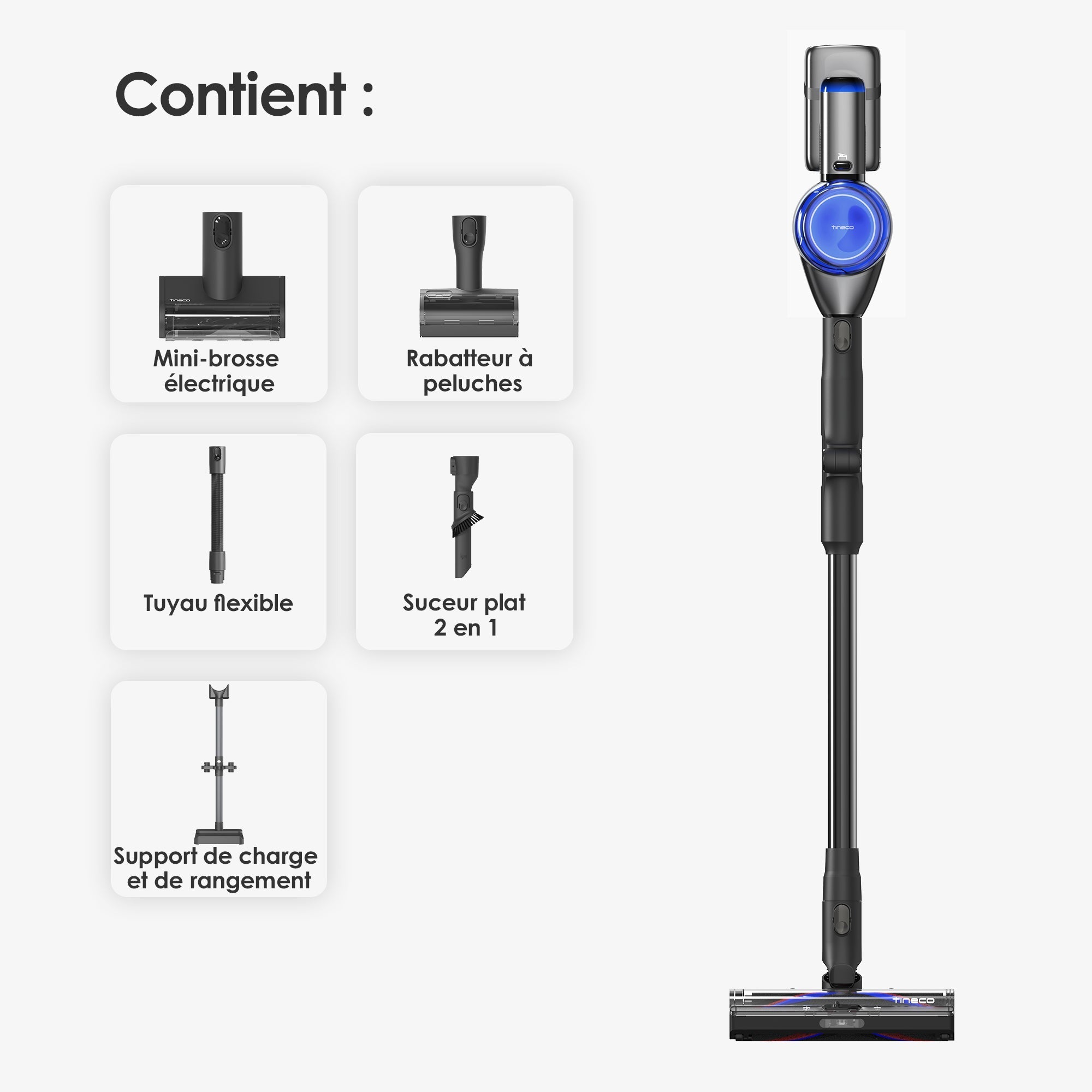 Tineco Pure One S70 Aspirateur Balai sans Fil