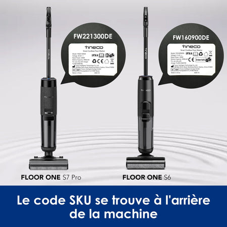 Ensemble d'accessoires pour aspirateurs secs et humides Tineco Floor One S6/S7 PRO (1* rouleau de brosse)