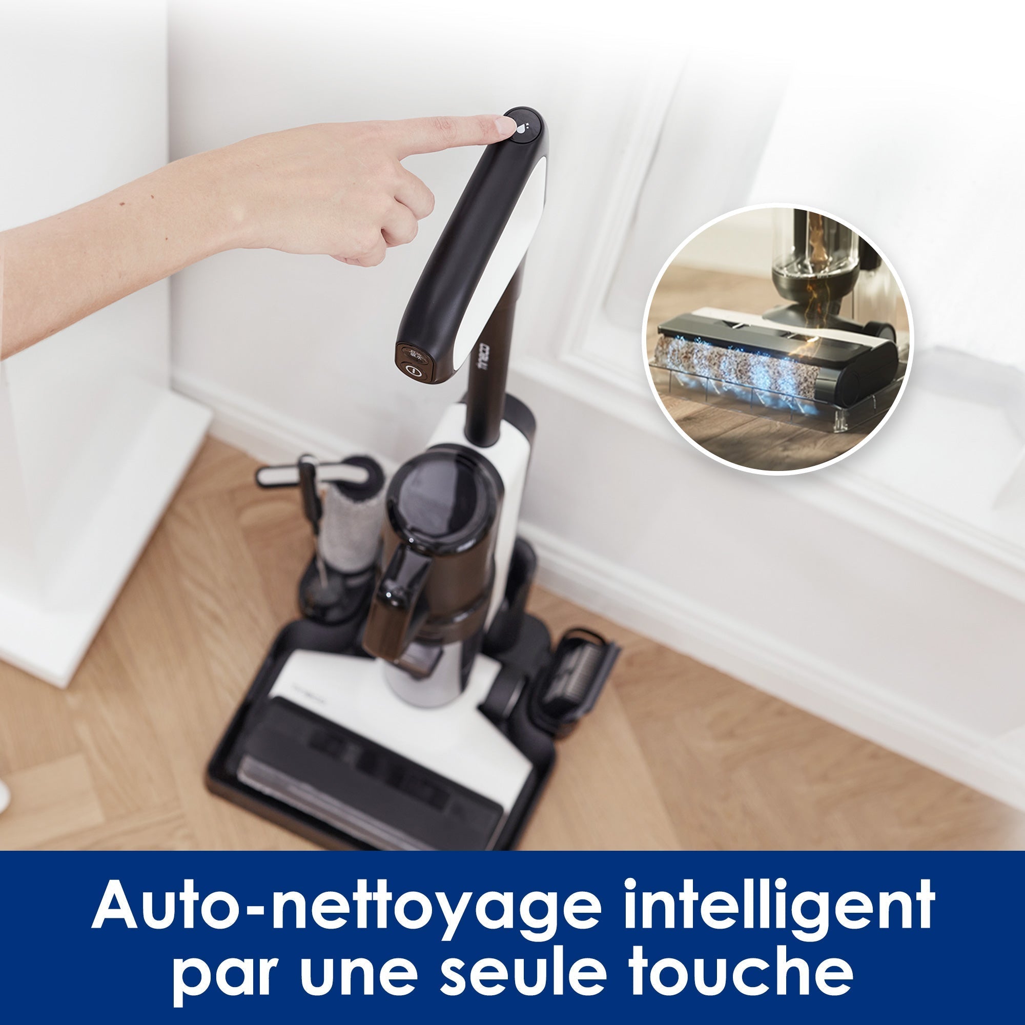 Tineco Floor One S5 Intelligent Aspirateur Eau et Poussière sans Fil