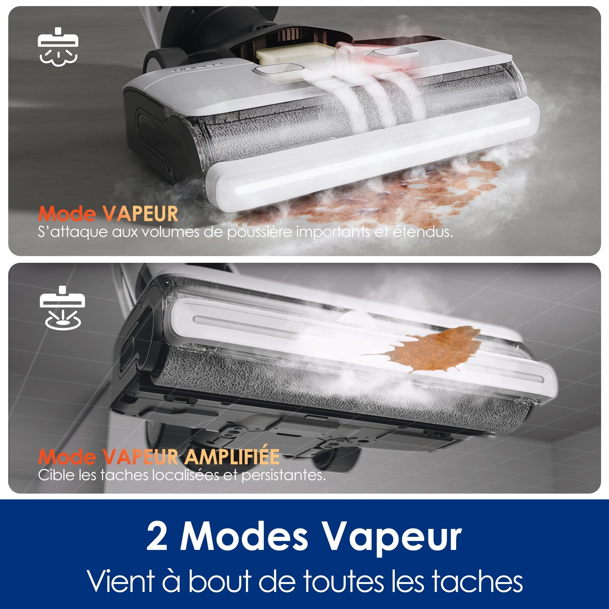 Tineco FLOOR ONE S7 Steam Balai Vapeur Sans-Fil