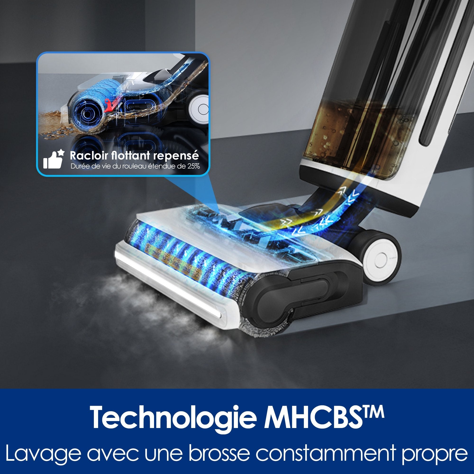 Tineco FLOOR ONE S7 Steam Balai Vapeur Sans-Fil