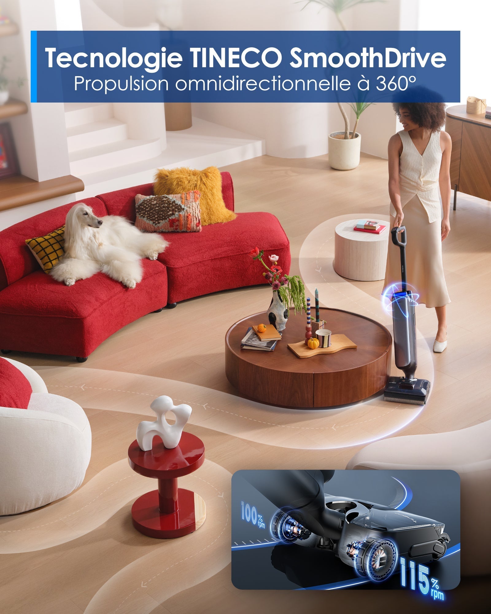 Tineco Floor One S9 Artist Aspirateur Laveur