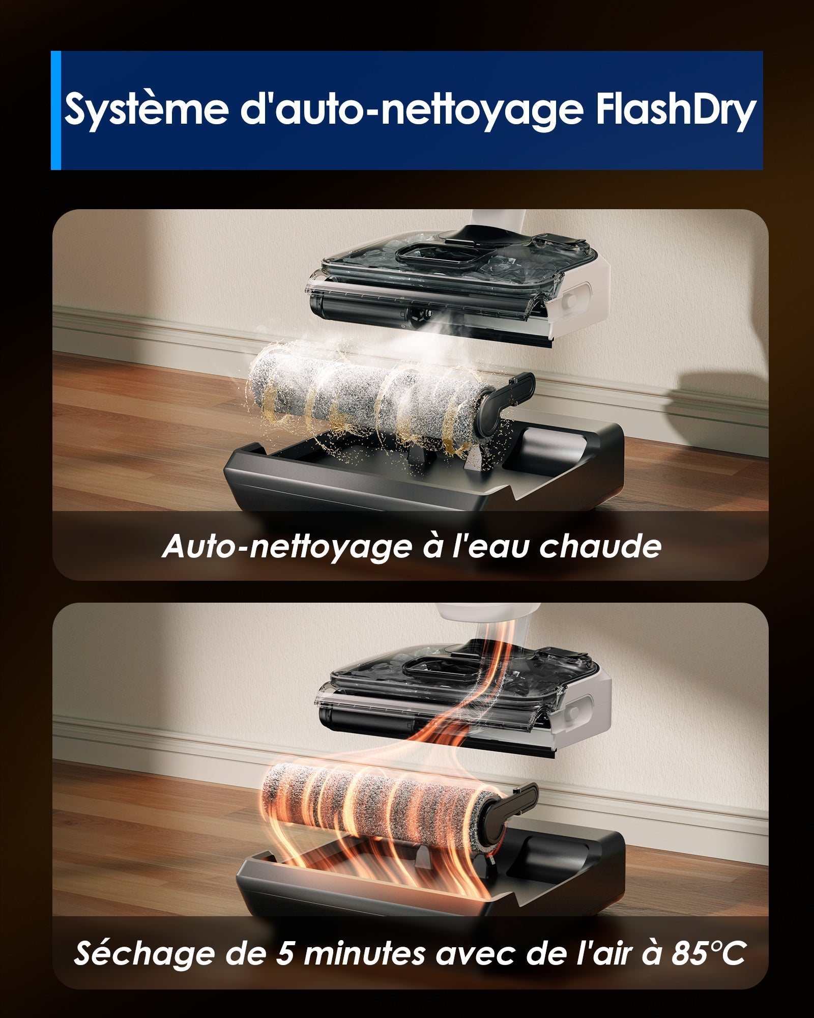 Tineco Floor ONE Switch S6 Stretch Aspirateur Laveur Sec Et Humide