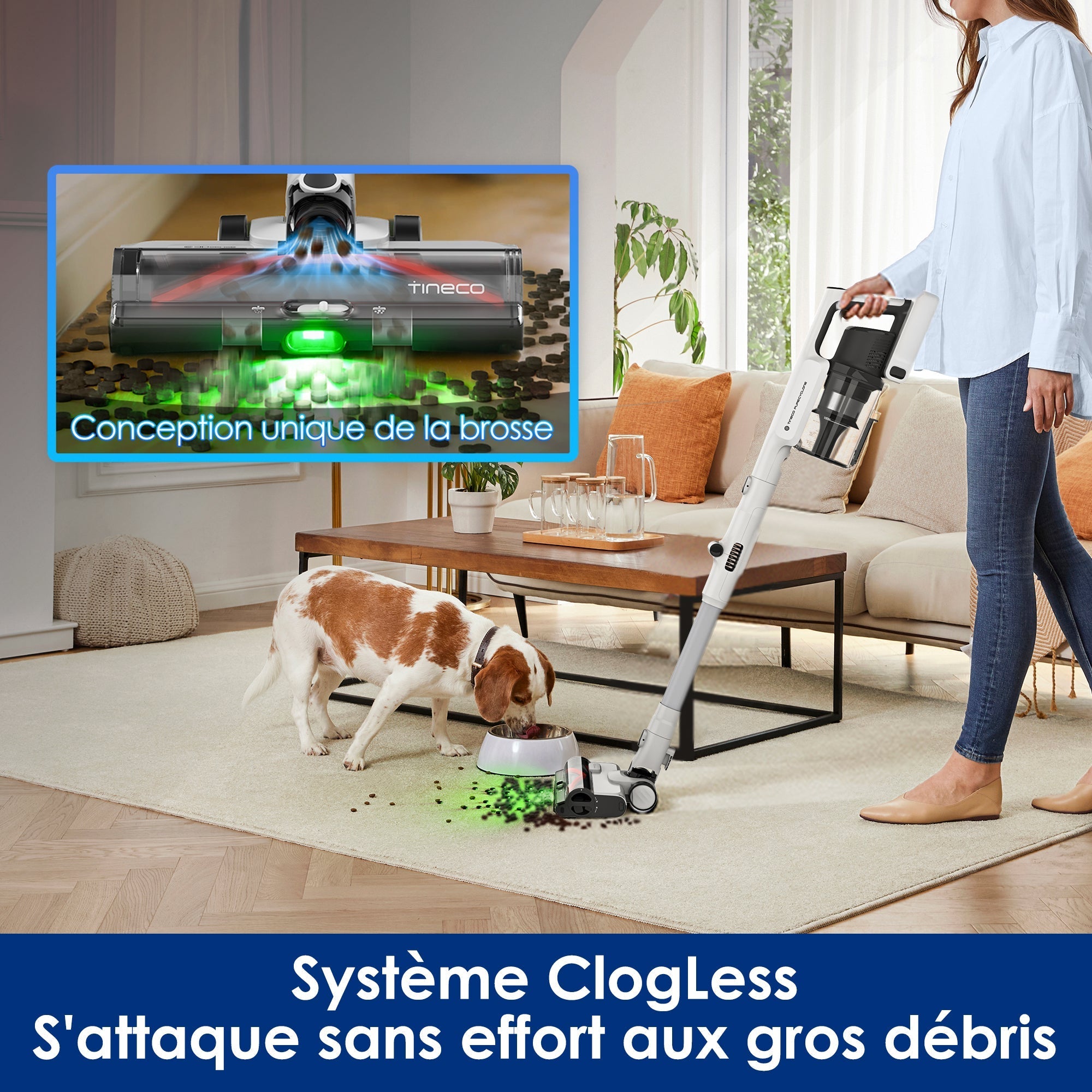 Tineco PURE ONE A50S PLUS Aspirateur Balai Sans-Fil