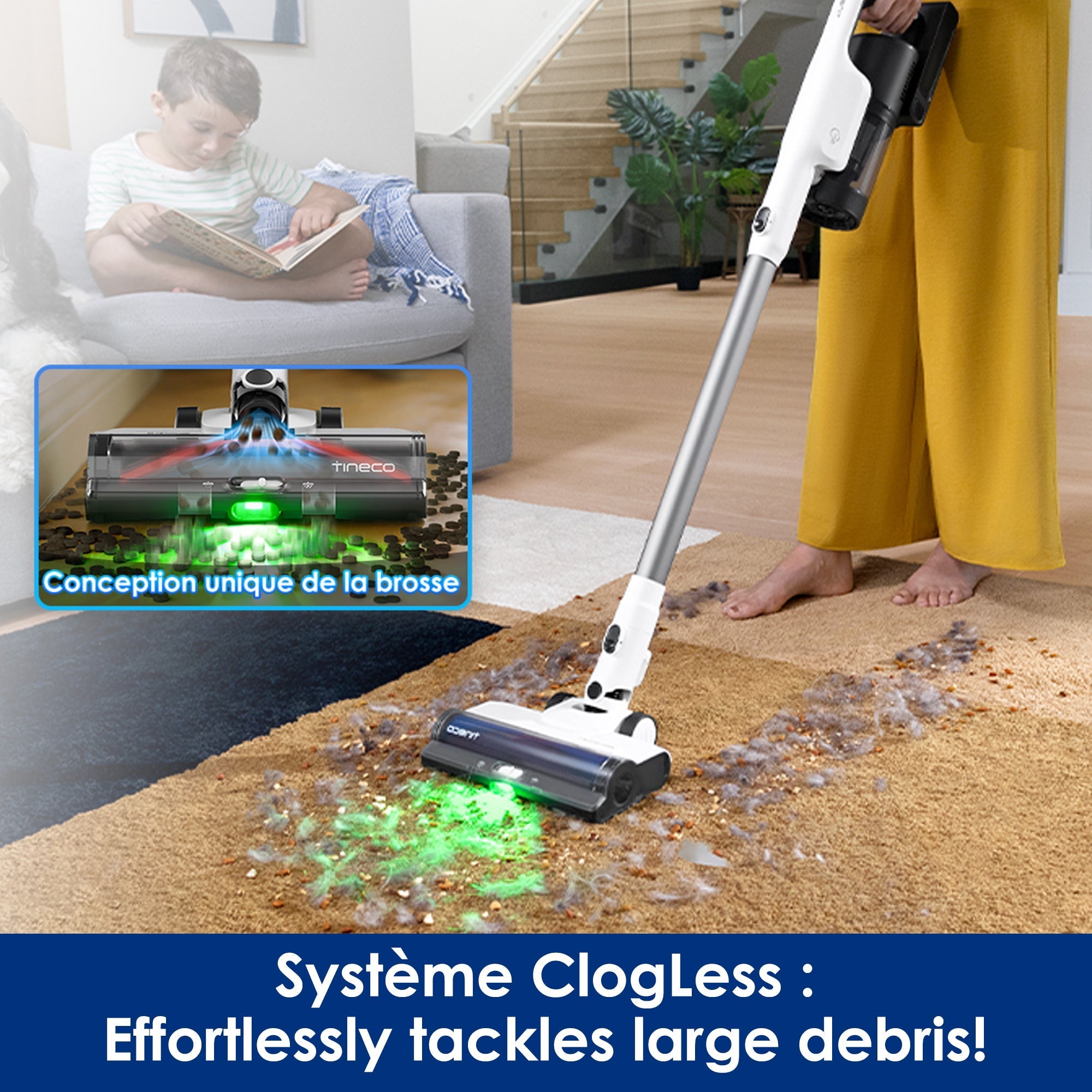 Tineco PURE ONE Station 5 PLUS Aspirateur Sans-Fil Intelligent