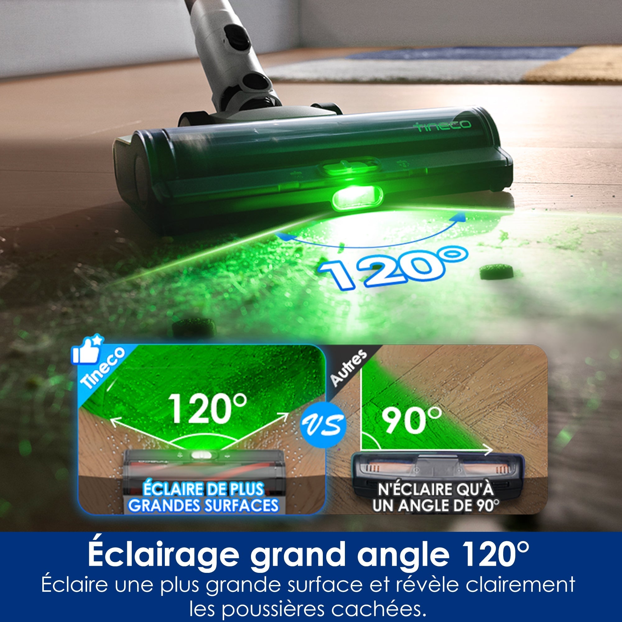 Tineco PURE ONE Station 5 PLUS Aspirateur Sans-Fil Intelligent